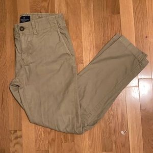 American Eagle Khaki pants size 28 waist 32 length.